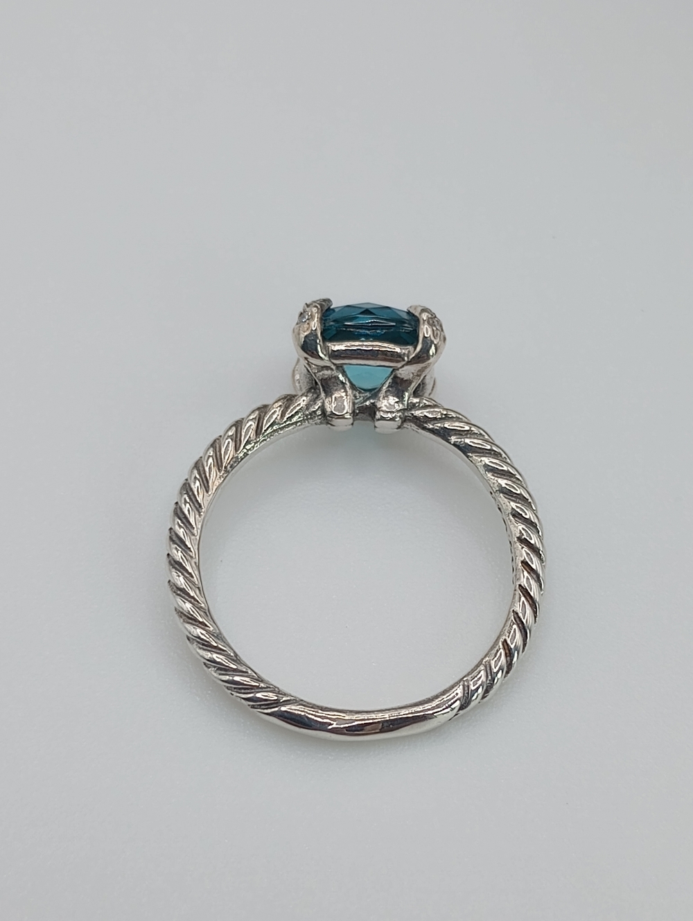 David Yurman Chantelaline with Diamonds 8 mm Ring - Picture 7 of 15